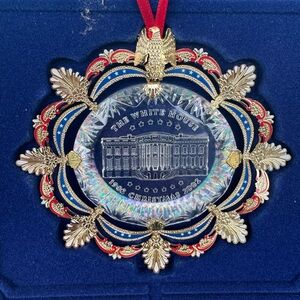 2002 Christmas Ornament White House Historical Association Theodore Roosevelt